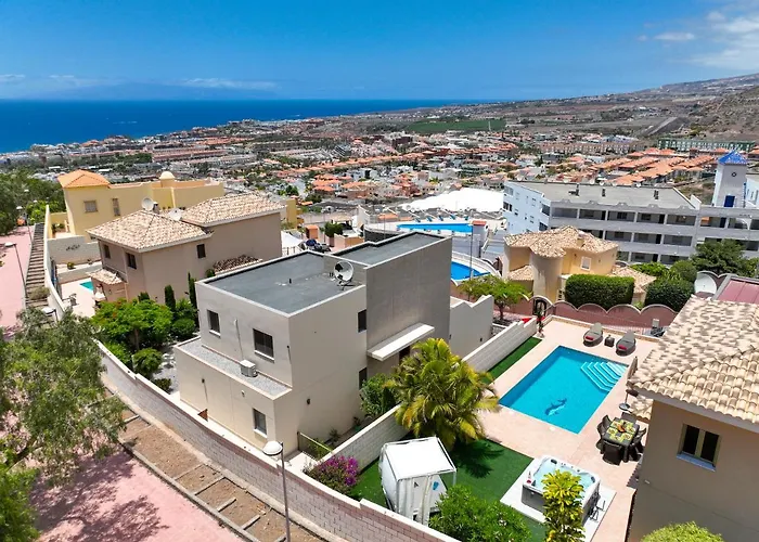 Torviscas Sunset Villa 4 Rooms With Air-Conditioning & Private Jacuzzi Costa Adeje (Tenerife)
