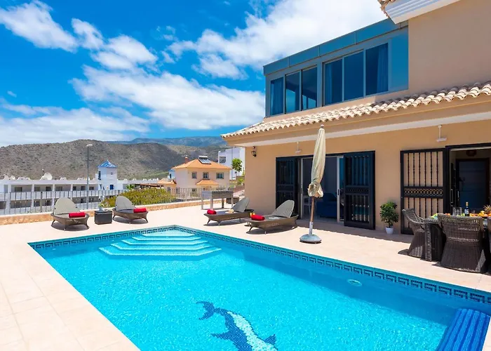 Torviscas Sunset Villa 4 Rooms With Air-Conditioning & Private Jacuzzi Villa Costa Adeje (Tenerife)