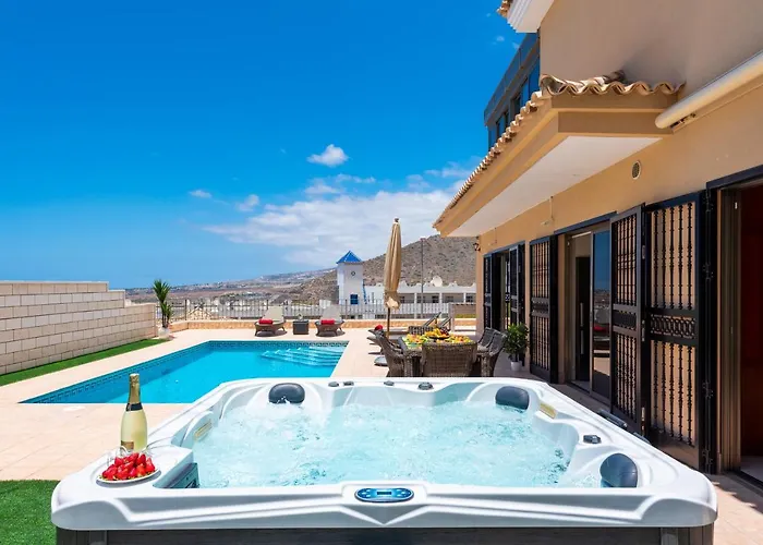 Villa Torviscas Sunset Villa 4 Rooms With Air-Conditioning & Private Jacuzzi Costa Adeje (Tenerife)