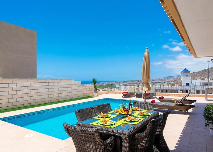 Torviscas Sunset Villa 4 Rooms With Air-Conditioning & Private Jacuzzi Villa Costa Adeje (Tenerife)
