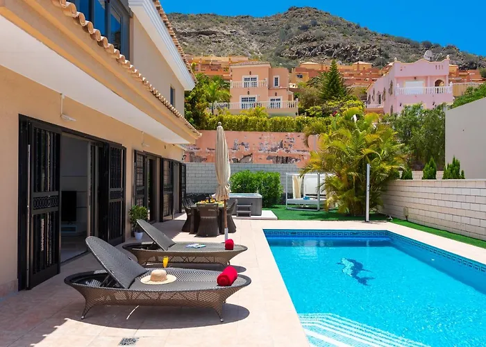 Villa Torviscas Sunset Villa 4 Rooms With Air-Conditioning & Private Jacuzzi Costa Adeje (Tenerife)