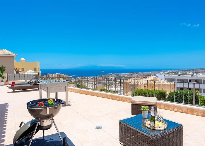 Torviscas Sunset Villa 4 Rooms With Air-Conditioning & Private Jacuzzi Villa