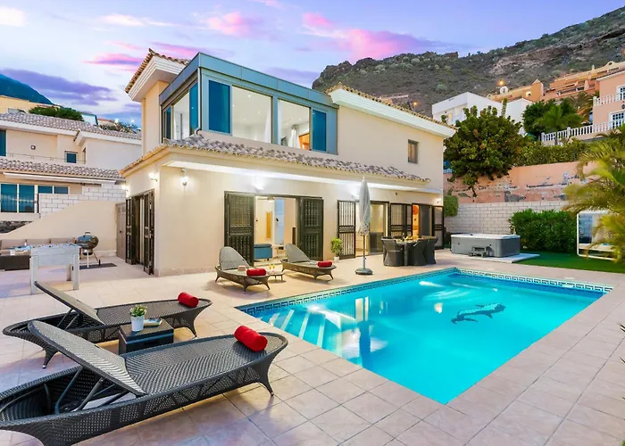 Torviscas Sunset Villa 4 Rooms With Air-Conditioning & Private Jacuzzi Villa Costa Adeje (Tenerife)