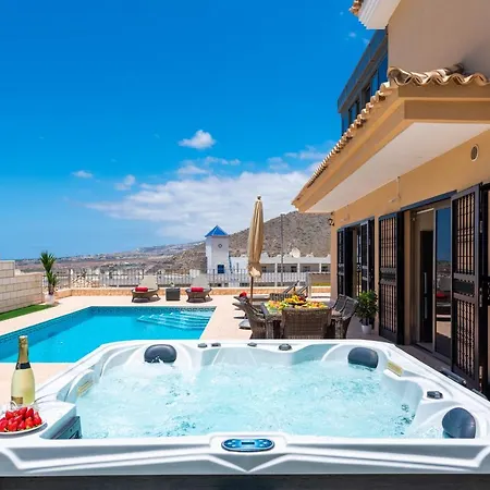 ヴィラ Torviscas Sunset Villa 4 Rooms With Air-Conditioning & Private Jacuzzi アデヘ